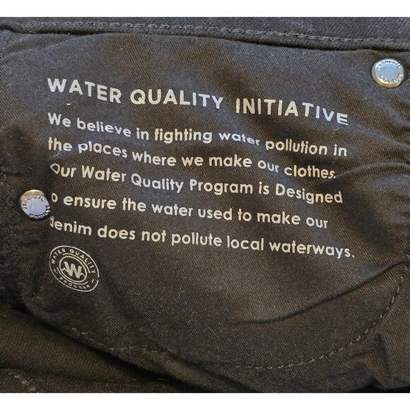 Banana Republic Jeans Womens Size 26P Black Mid-Rise Skinny Cropped Rock Casual - Picture 5 of 11